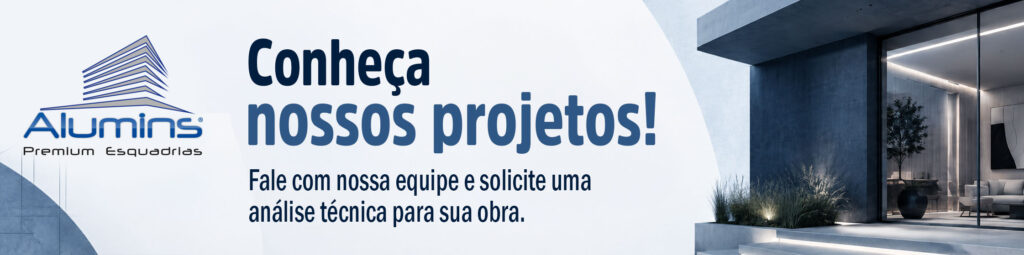 projetos em esquadria de alumínio personalizados Alumins
